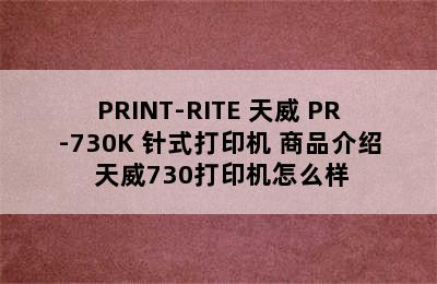 PRINT-RITE 天威 PR-730K 针式打印机 商品介绍 天威730打印机怎么样